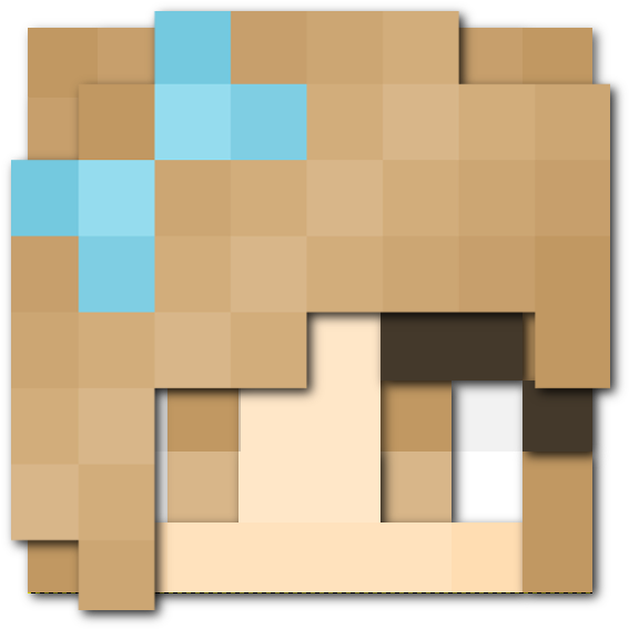 Minecraft Skin Head Girl (603x629), Png Download