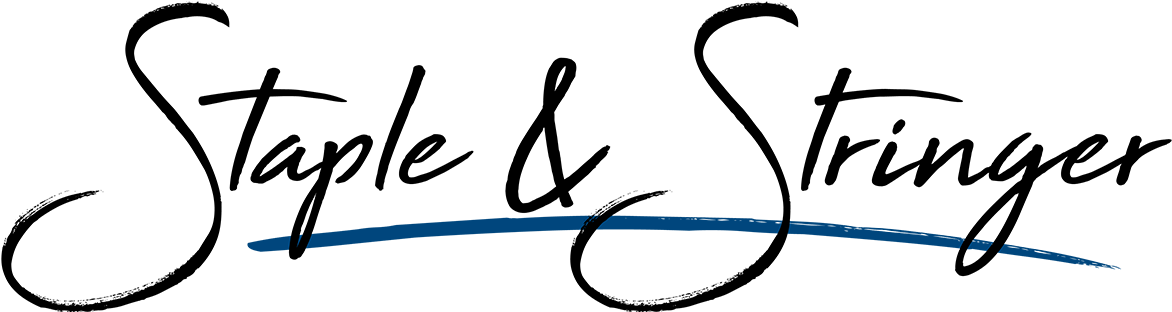 Staple & Stringer Logo - Calligraphy (1250x1250), Png Download