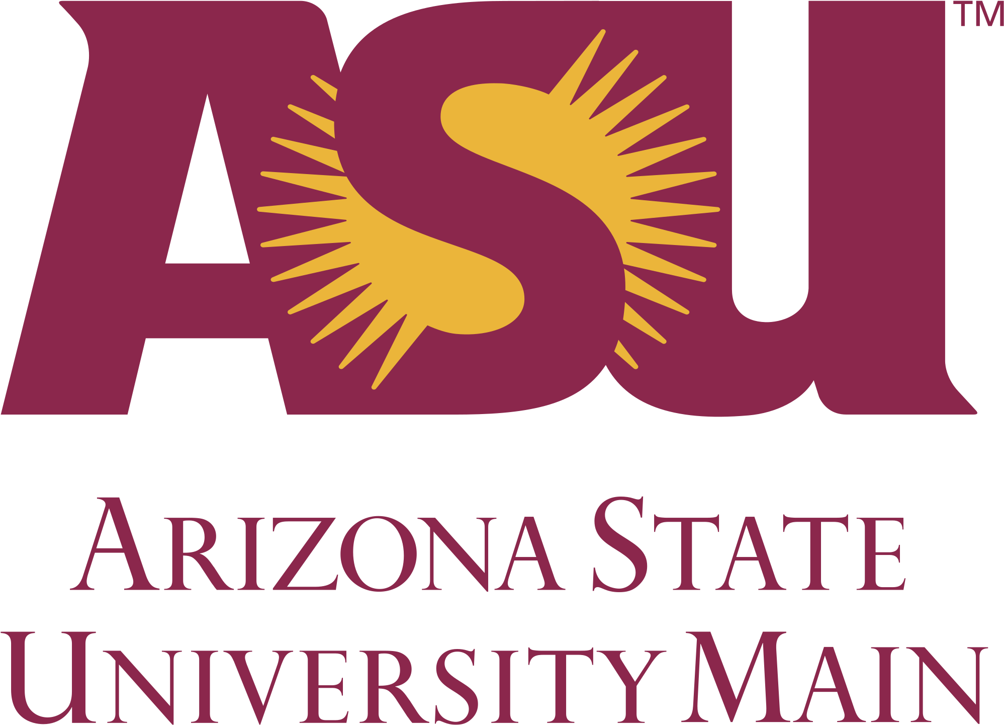 Asu Main Logo Png Transparent - Graphic Design (2400x2400), Png Download