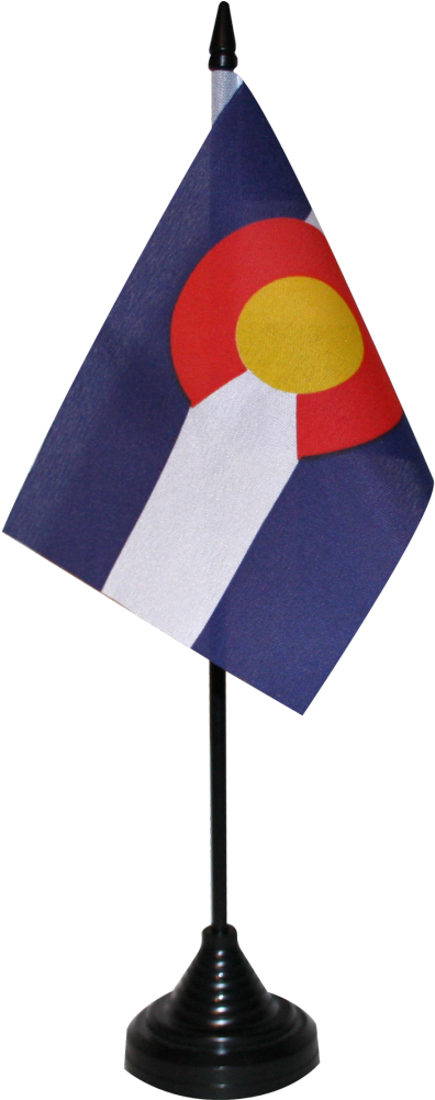 Usa Colorado Table Flag - Flag (1500x1176), Png Download
