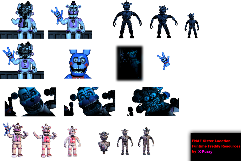 Fnaf Sister Location - Fnaf Sister Location Funtime (1024x683), Png Download