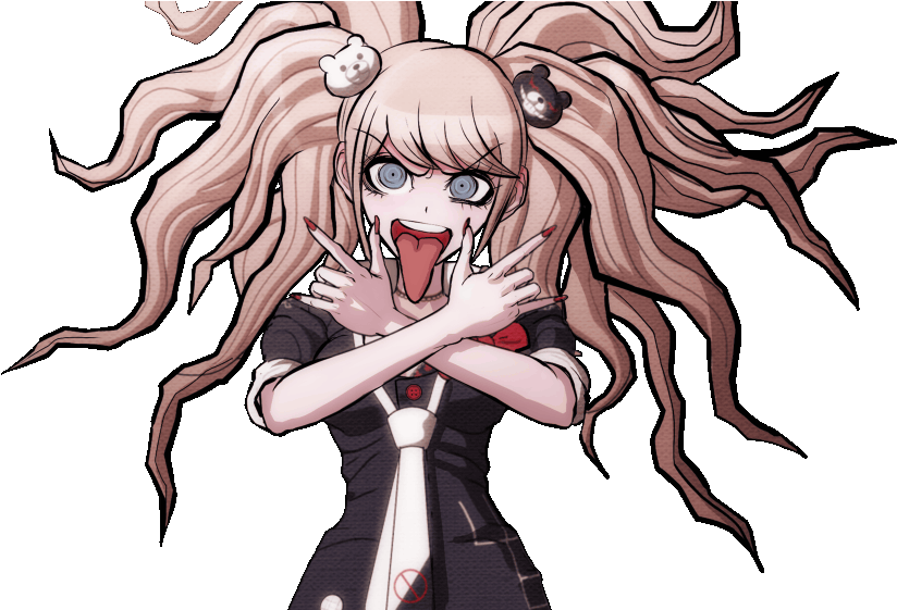 Dangan Ronpa Danganronpa Junko Enoshima Badass Monokuma - Junko Enoshima Sprites (960x560), Png Download