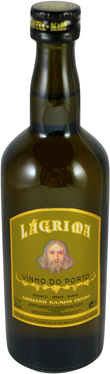 Ramos Pinto Branco Lágrima Mini - Glass Bottle (396x1297), Png Download