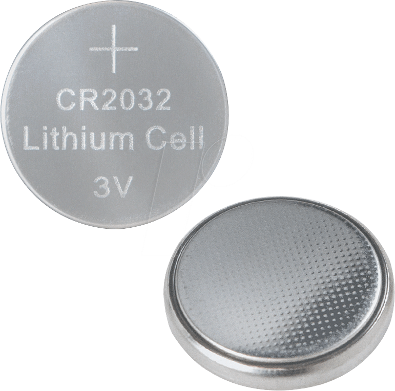 Lithium Button Cell, 3 V, - Electric Battery (771x764), Png Download