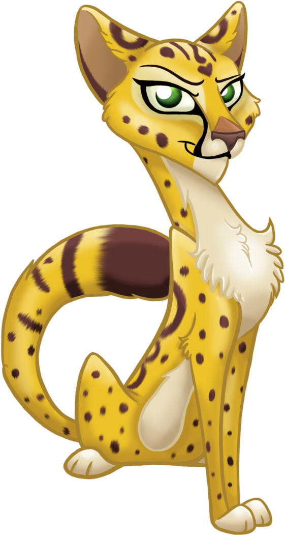 1pm - 5pm - Fuli Off Of The Lion Guard (704x1134), Png Download
