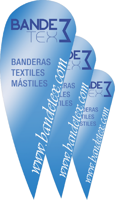 Gota Ó Lagrima De 60x180 3unid Personalizadas - Argum (443x768), Png Download