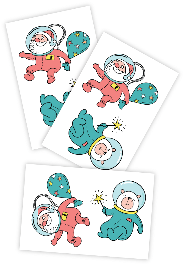 Cosmo Christmas - Christmas Day (811x1081), Png Download