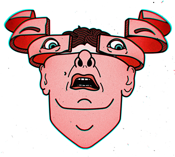 Neon-fiction Set - Cartoon (404x316), Png Download