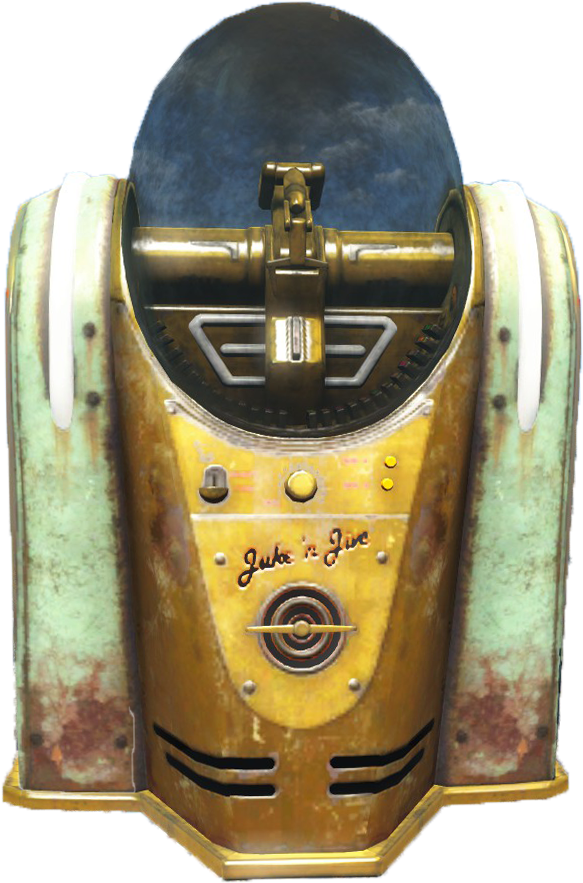 Fo4 Jukebox World Object - Juke Box Fallout 4 (785x956), Png Download