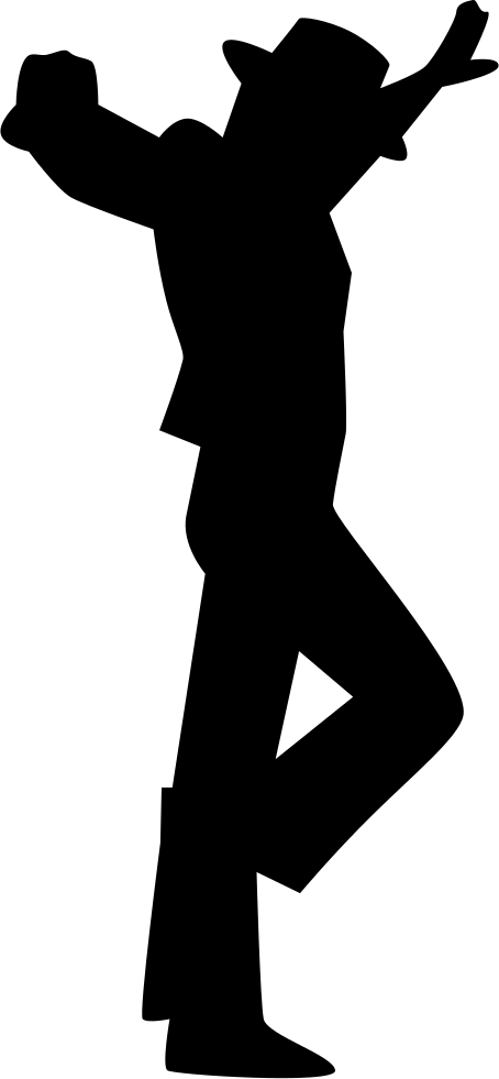 Flamenco Male Dancer Silhouette - Male Dancer Silhouette (454x981), Png Download