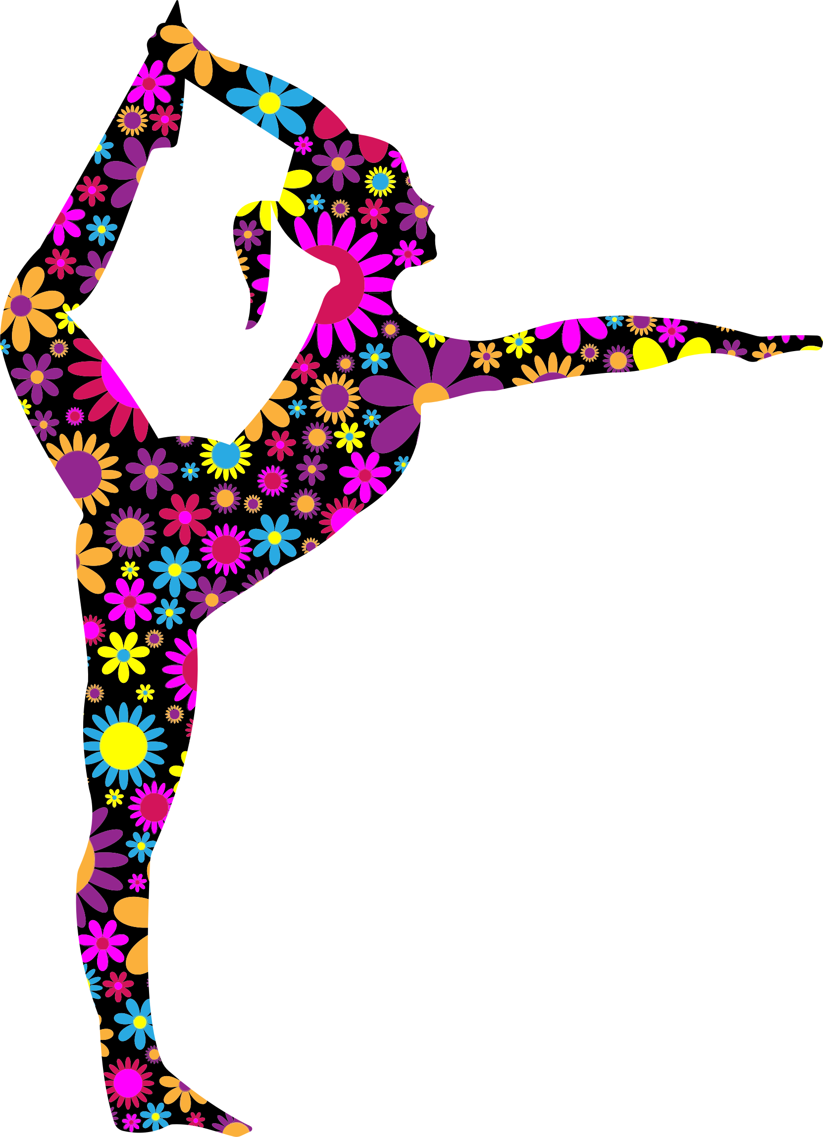 Ballet Dancer Ballet Dancer Silhouette Stretching - Arabe Silueta De Bailarina (543x750), Png Download