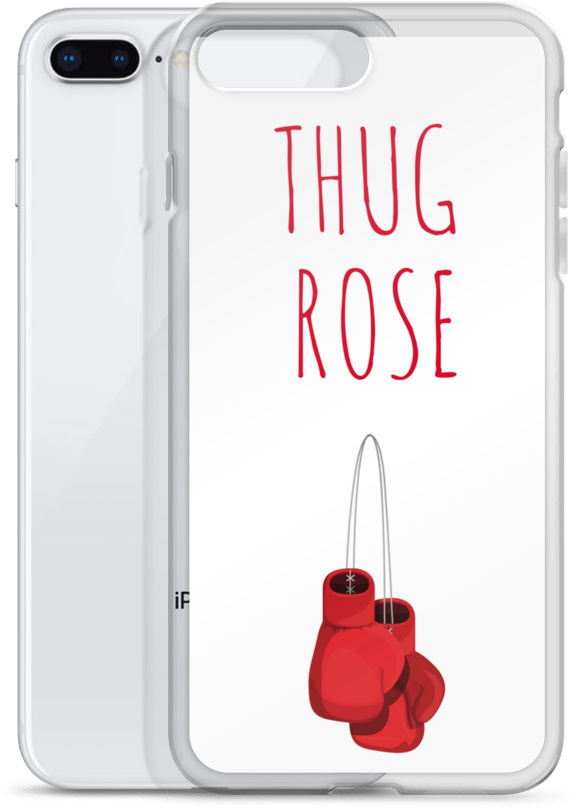 Thug Rose Iphone 7/8 Plus Phone Case (1000x1000), Png Download