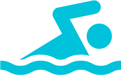 Aqua Swimming Icon - Swim Transparent (400x400), Png Download