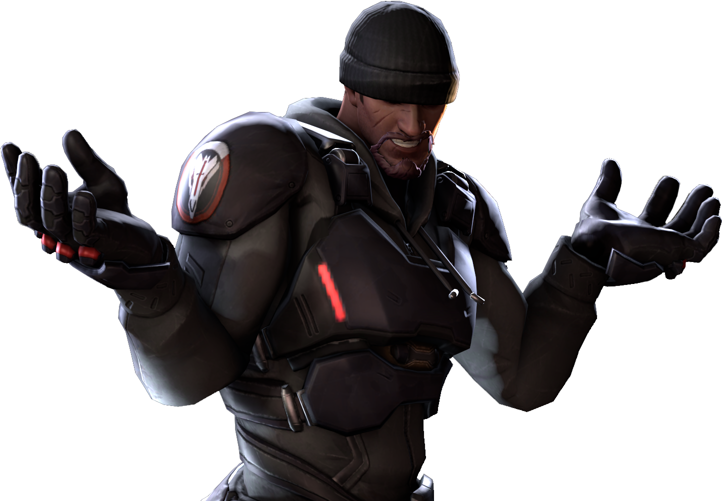 Clip Art Shrugging Album On Imgur - Reyes Shrug Gif (1920x1080), Png Download