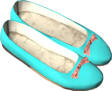 Ballet Flat (444x361), Png Download