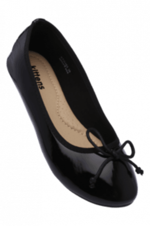 Girls Slipon Ballerina Shoe - Ballet Flat (300x450), Png Download