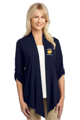 Date Today - Port Authority Women's Shawl Collar Concept Shrug, (500x500), Png Download