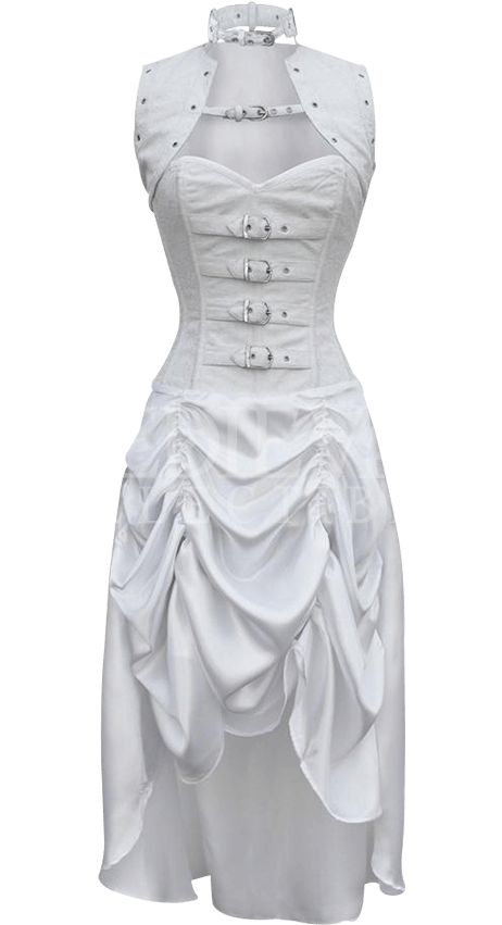 White Corset Dress (850x850), Png Download