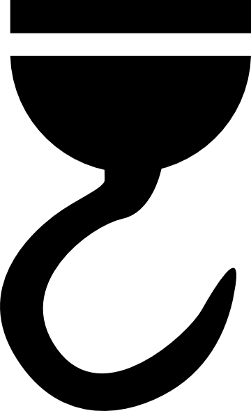 Fishing Hook Icon - Hook Png (360x590), Png Download