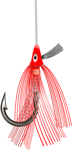 Fishing Lure Png Clip Art - Fishing Lure Clipart (248x500), Png Download