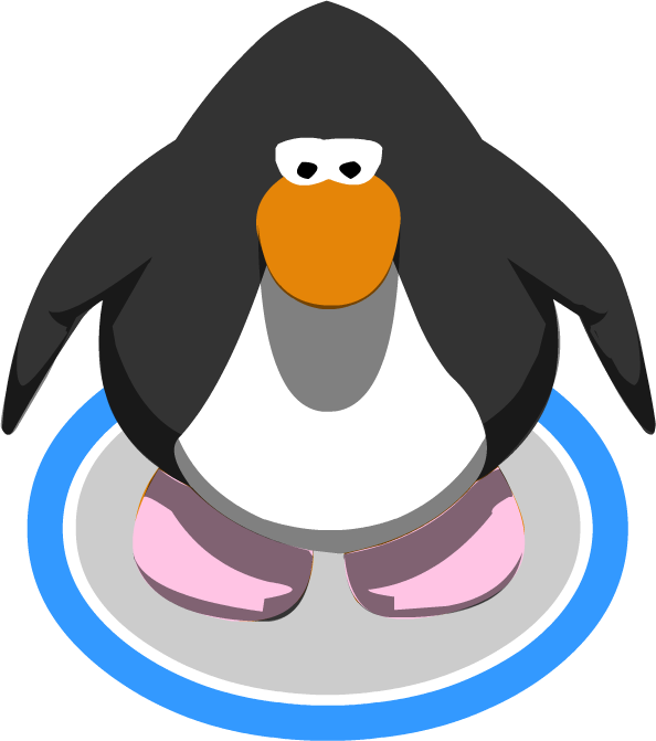 Ballet Shoes Ingame - Club Penguin Penguin (594x671), Png Download
