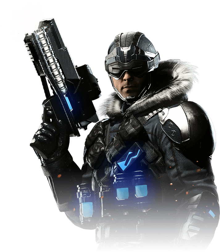 Injustice 2 Captain Cold Gun (1140x840), Png Download
