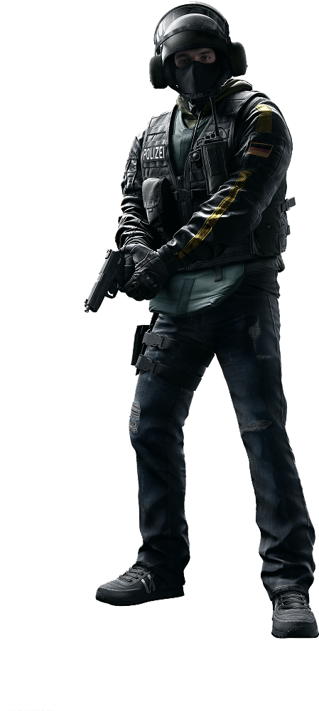 Tom Clancys Rainbow Six Png Image - Bandit Rainbow Six Siege (600x1080), Png Download