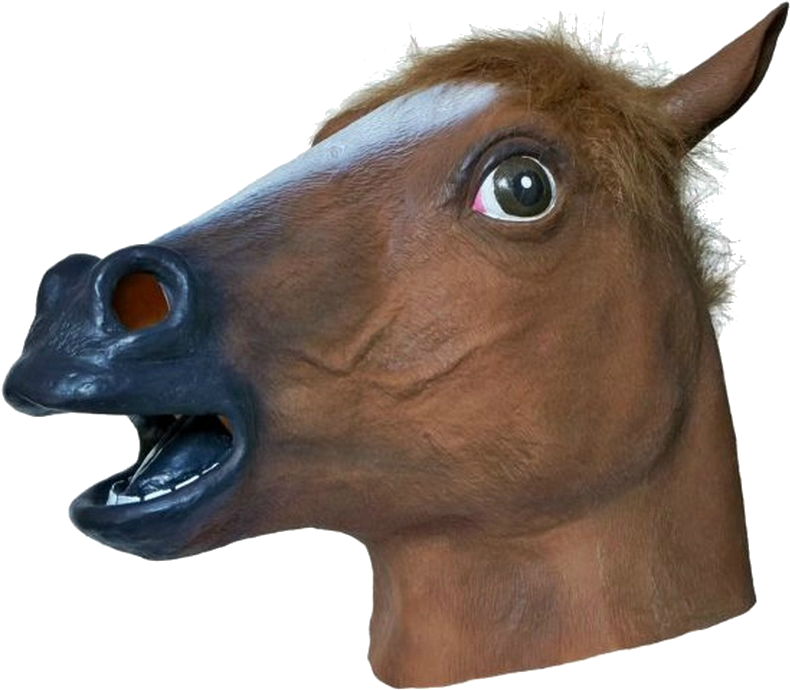 “transparent Horse Mask ” - Horse Mask Png (853x737), Png Download