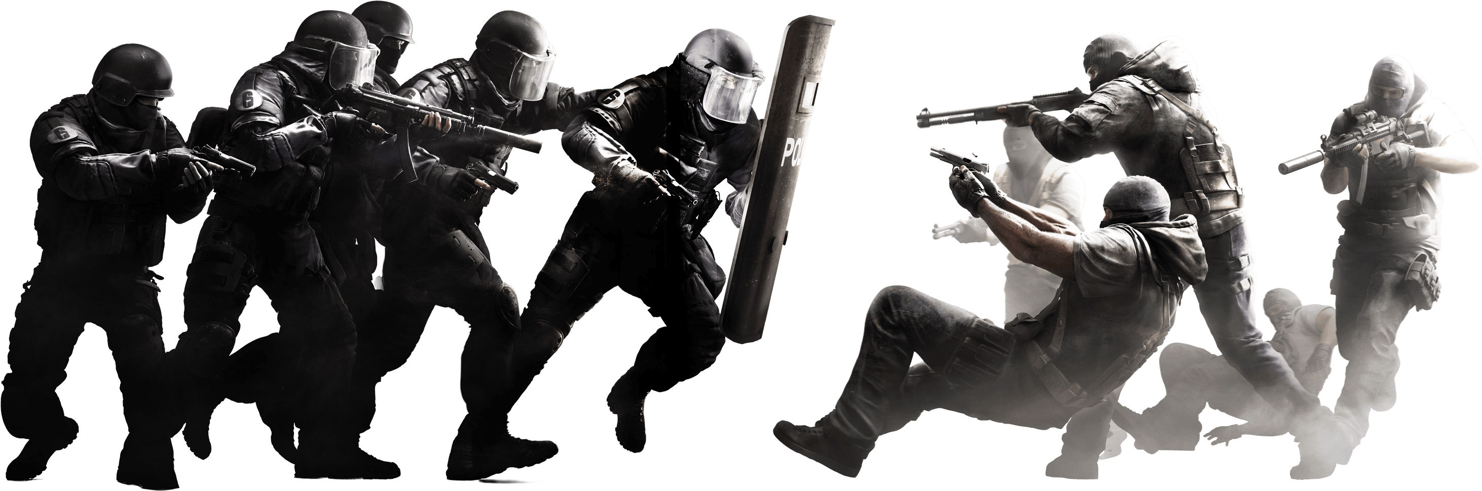 Cola Final - Rainbow Six 6 Vegas 2 (pc) Game (3340x1200), Png Download
