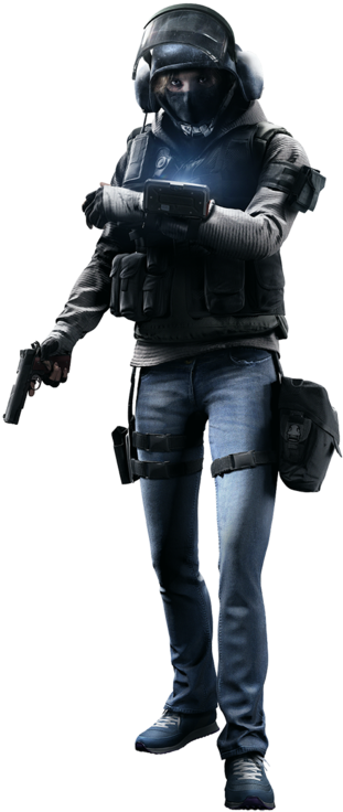 R6 Operators List Iq 229916 - Rainbow Six Siege Girl Characters (300x620), Png Download