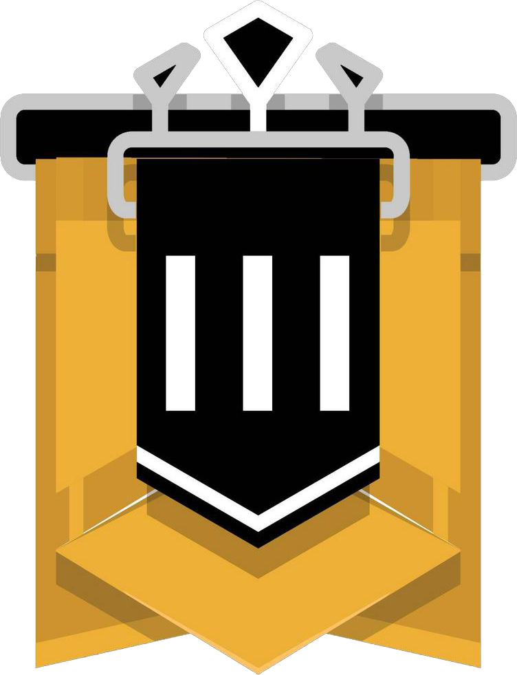 Manager - Rainbow Six Siege Gold 3 Rank (752x981), Png Download