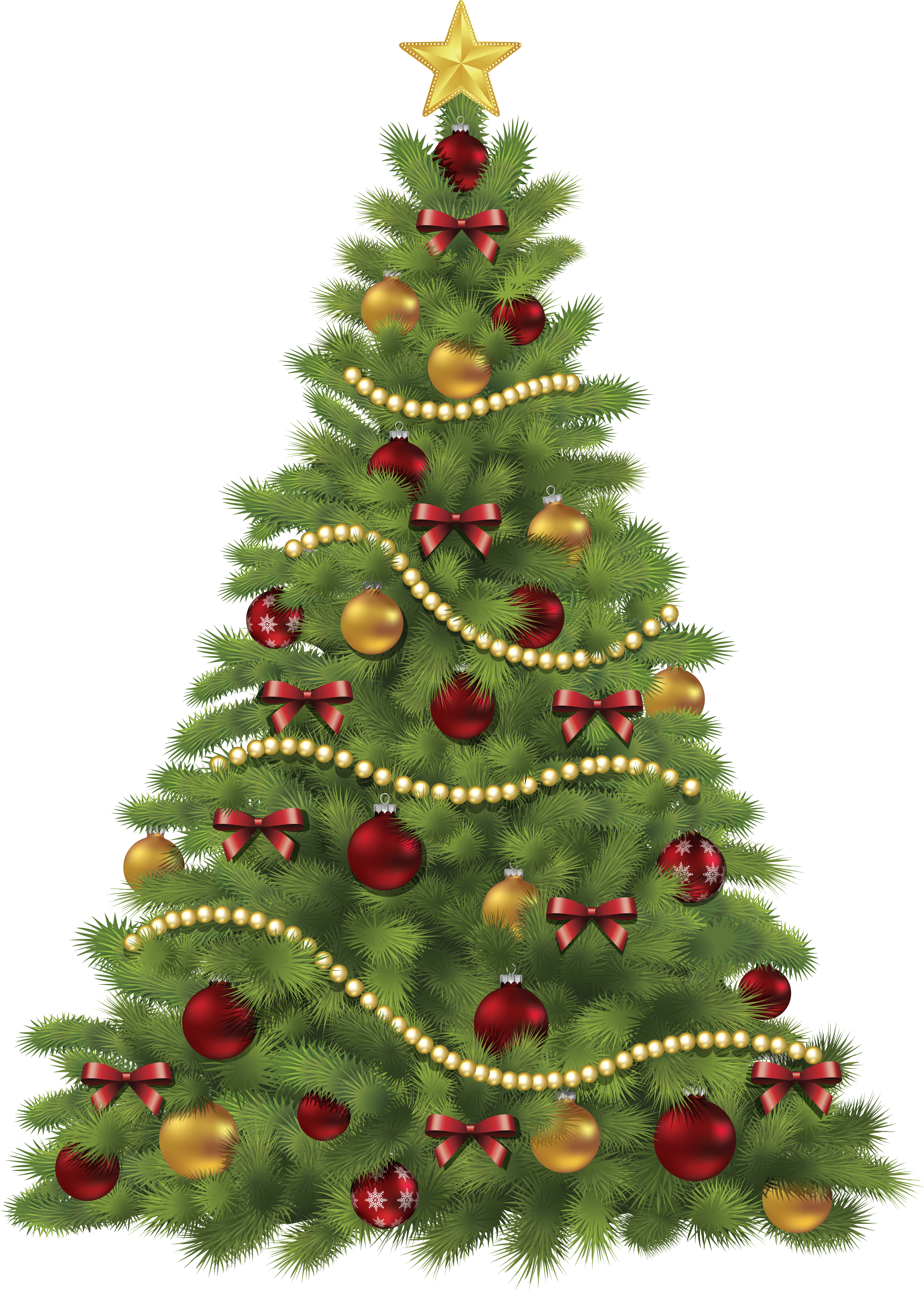 Christmas Tree Png (4599x6415), Png Download