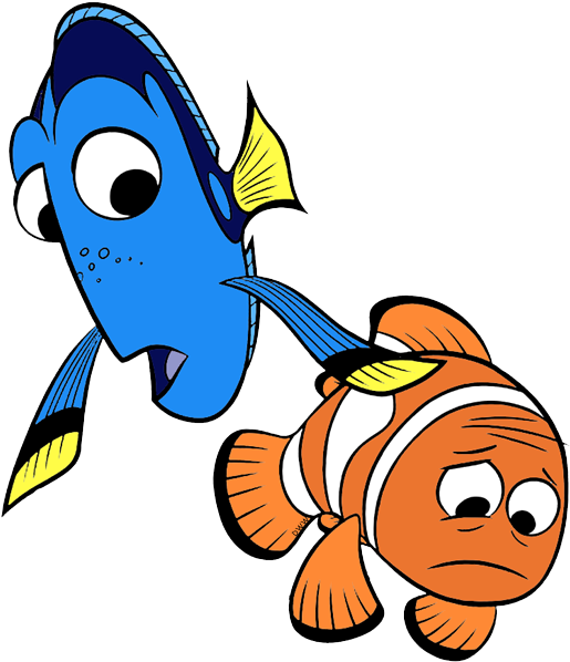 Finding Dory Clip Art - Finding Dory Character Marlin (518x607), Png Download