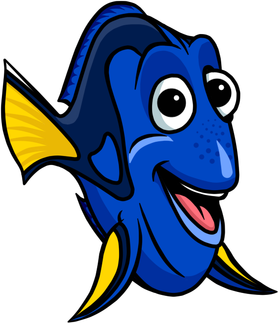 Fish Cartoon Nemo Picture Clipart Free Clip Art Images - Dory Clipart (639x767), Png Download