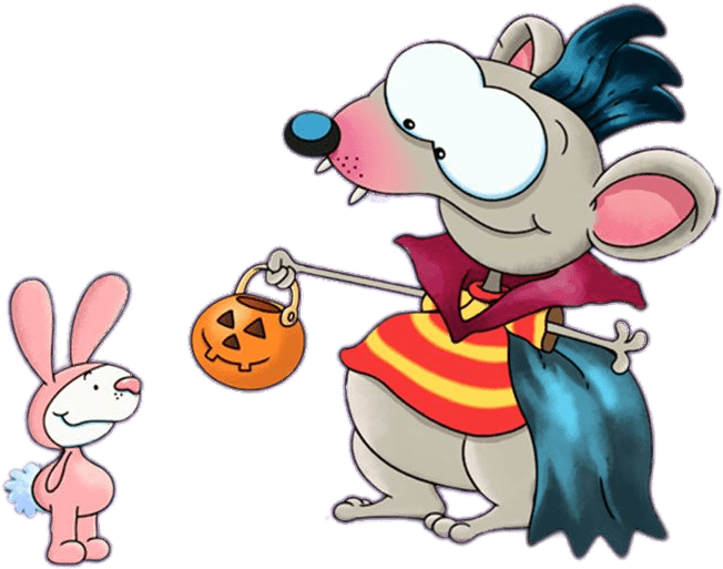 Toopy & Binoo Halloween Png - Binoo (724x551), Png Download