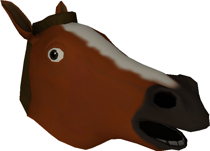 Horse Mask 10,000 Points - Livestock (706x706), Png Download