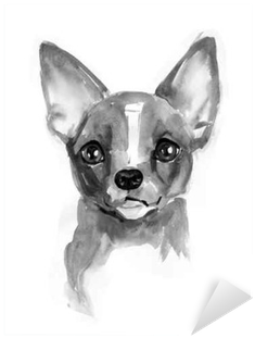 Chihuahua Dog, Cute Face, Chiwawa Puppy, Watercolor - Chihuahua (400x400), Png Download