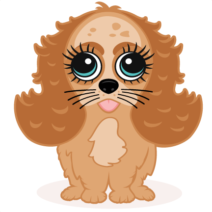 Cute Puppy Svg Scrapbook Cut File Cute Clipart Files - Illustration (432x432), Png Download