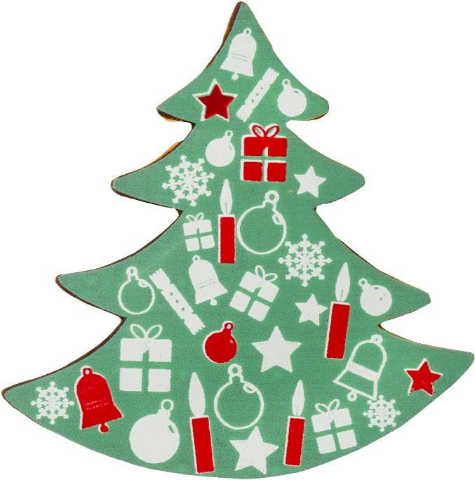 Green Christmas Tree - Christmas Tree (1000x1000), Png Download