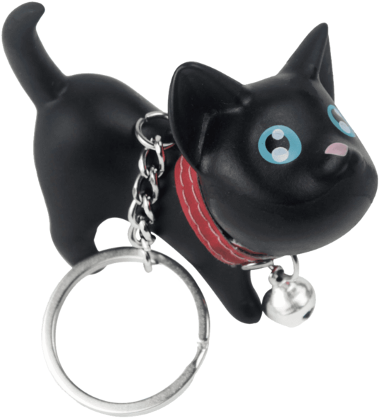 Niceeshop Cute Cat Key Chain - Keychain (600x600), Png Download