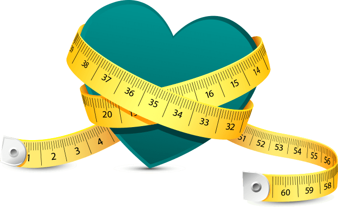 Related Wallpapers - Heart With Tape Measure (672x412), Png Download
