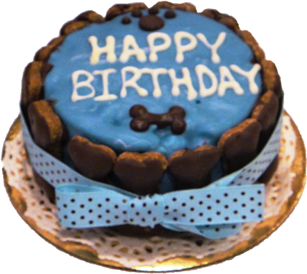 Happy Birthday Cake - Blue Happy Birthday Cake (449x401), Png Download