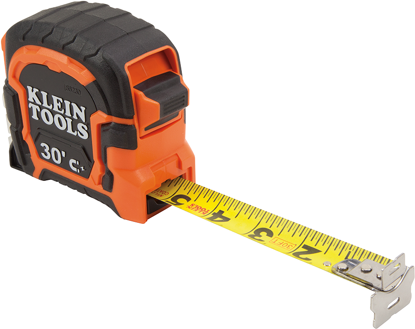 Png 86230 - Klein Tools 86225 Tape Measure (1000x1000), Png Download
