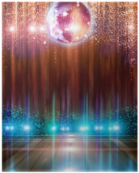 Abstract Disco Ball Background With Flashing Lights - Sunoa (400x400), Png Download