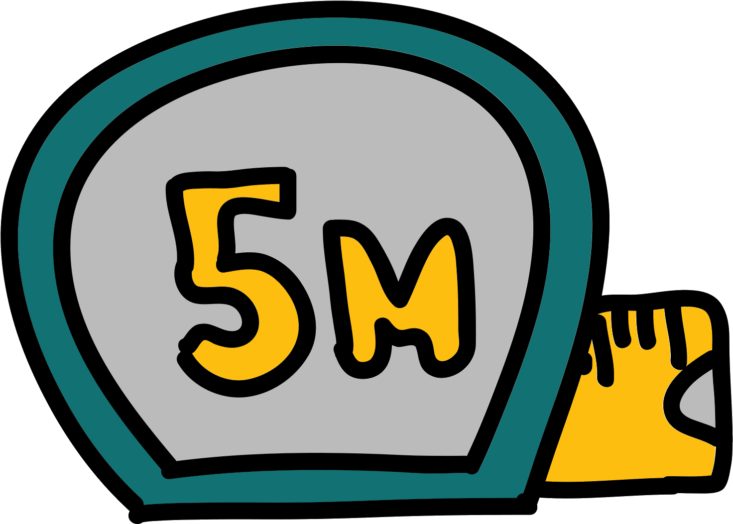 Tape Measure Icon - Vector Measure (1600x1600), Png Download
