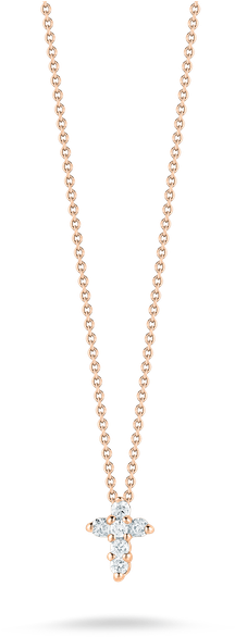 Roberto Coin Baby Cross Pendant With Diamonds - Collane Con Ancora Da Uomo (800x800), Png Download