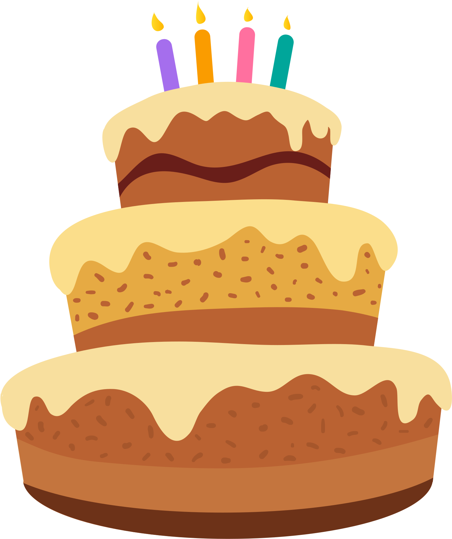 Download Cartoon Cake Png - Happy Birthday Cake Cartoon PNG Image with No  Background 