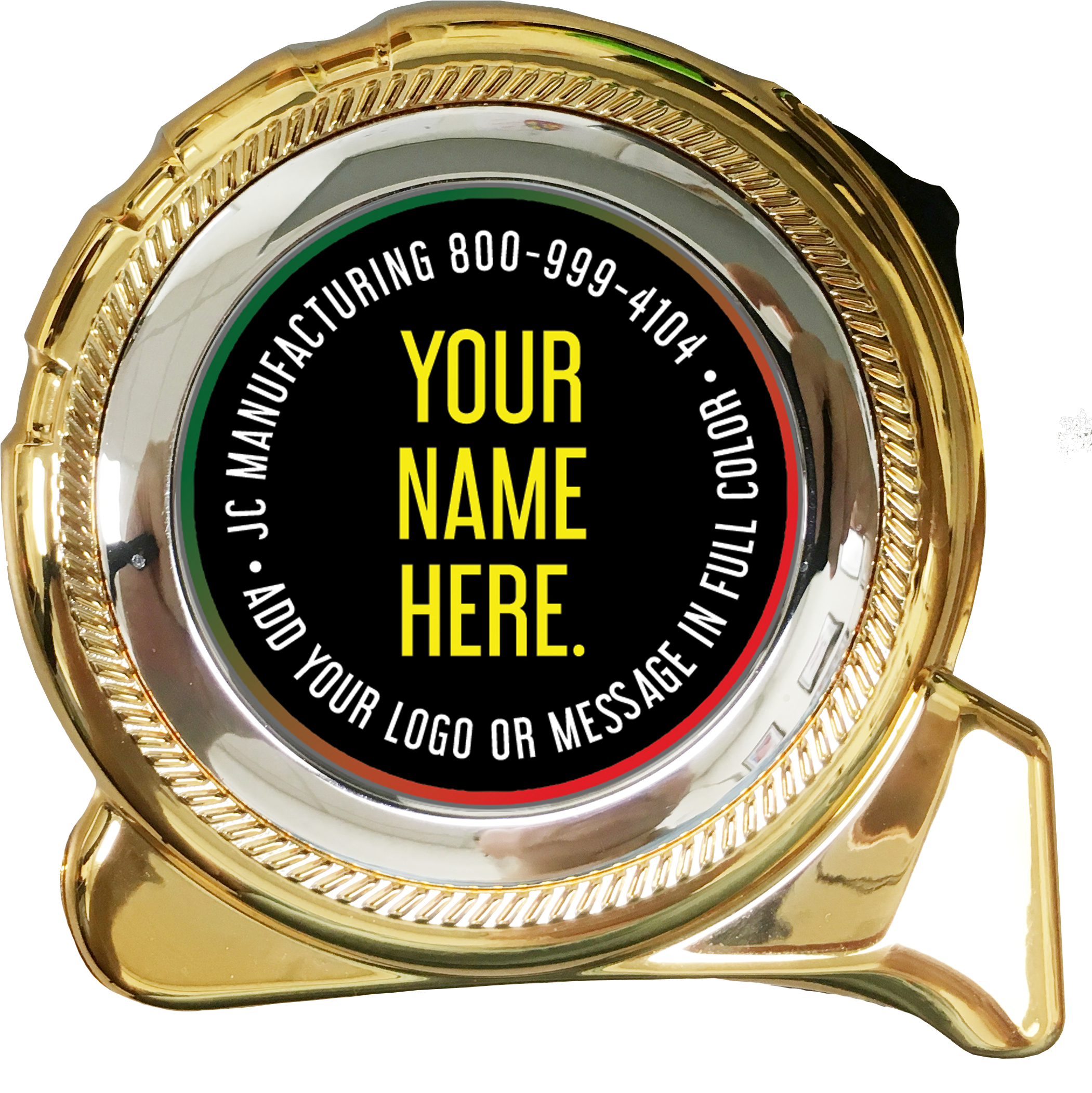 Home > Tape Measures > Special Occasion Gold Cased - Circle (2148x2274), Png Download