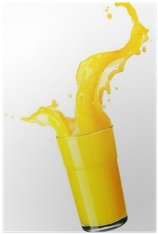 Orange Juice Splash (400x400), Png Download