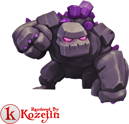 Golem - Http - //i - Imgur - Com/7cxglvi - Golem Do Clash Of Clans (500x500), Png Download
